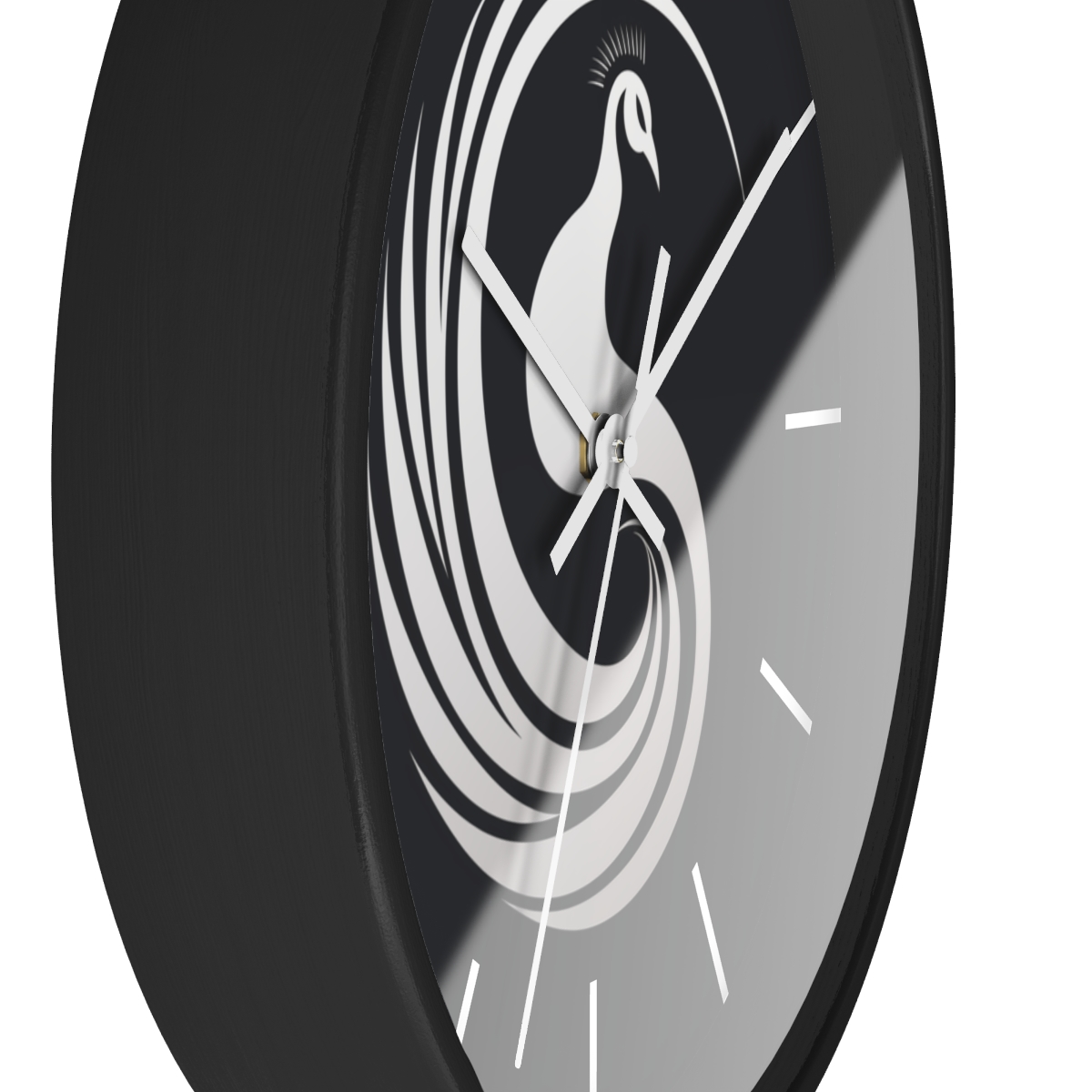 Eyes of the Peacock Stoic Wall Clock: Timeless Wisdom, Resilient Elegance - Image 5